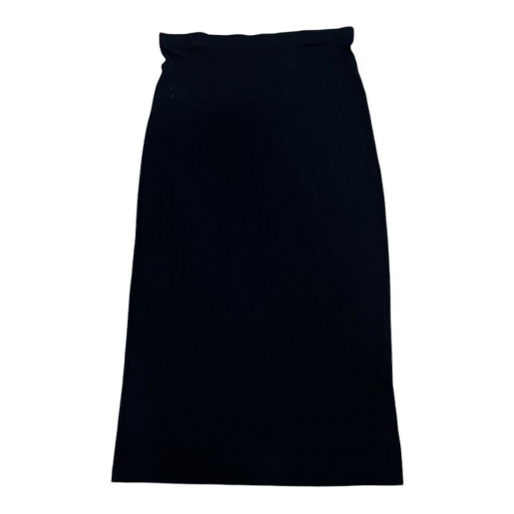 DKNY Black Stretch Maxi Skirt M/L